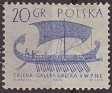Poland - 1963 - Ships - 20 Groszv - Violet - Polonia, Ships - Scott 1126 - Greek Galera Triera - 0
